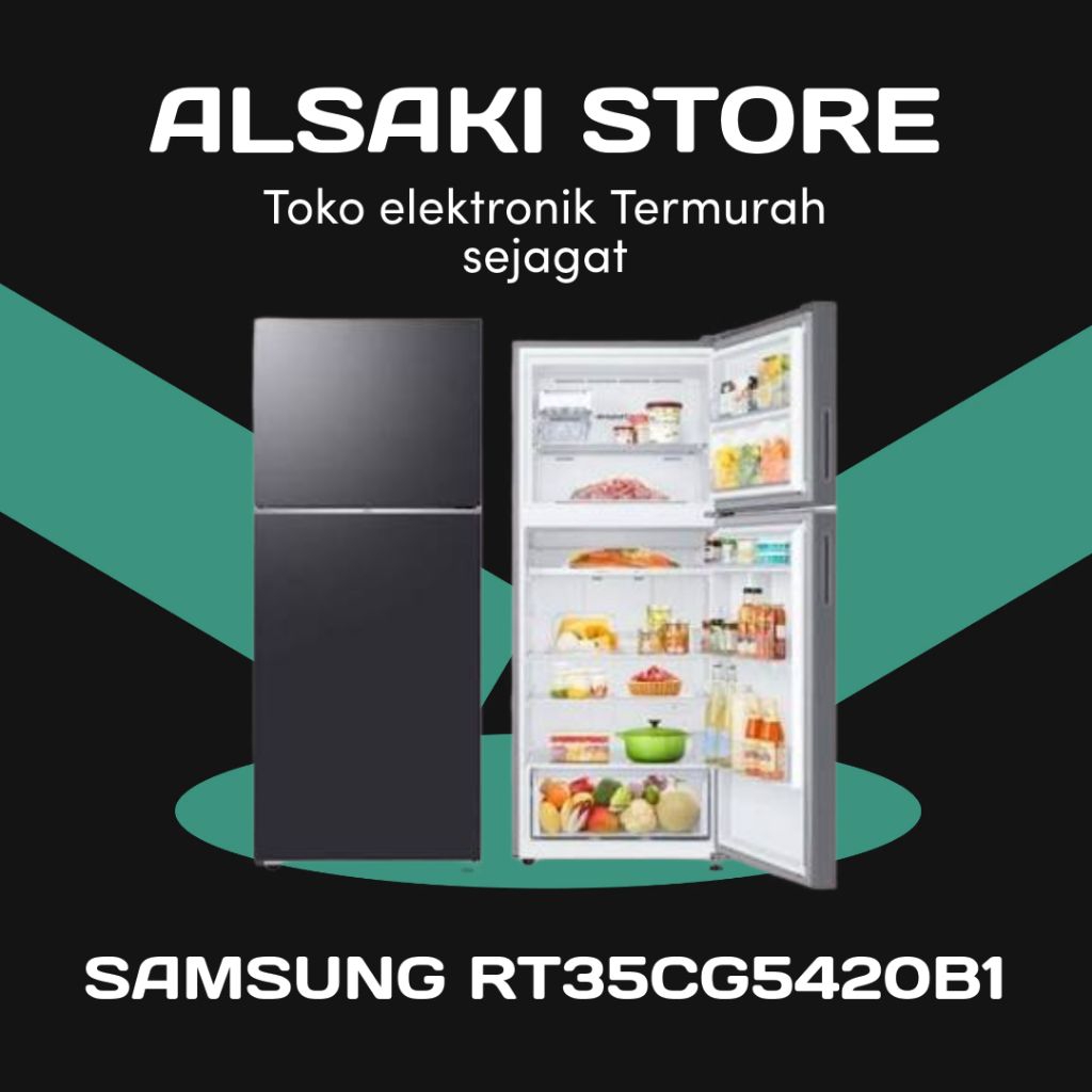 SAMSUNG BESPOKE KULKAS 2 PINTU BESAR REFRIGERATOR RT35CG5420B1