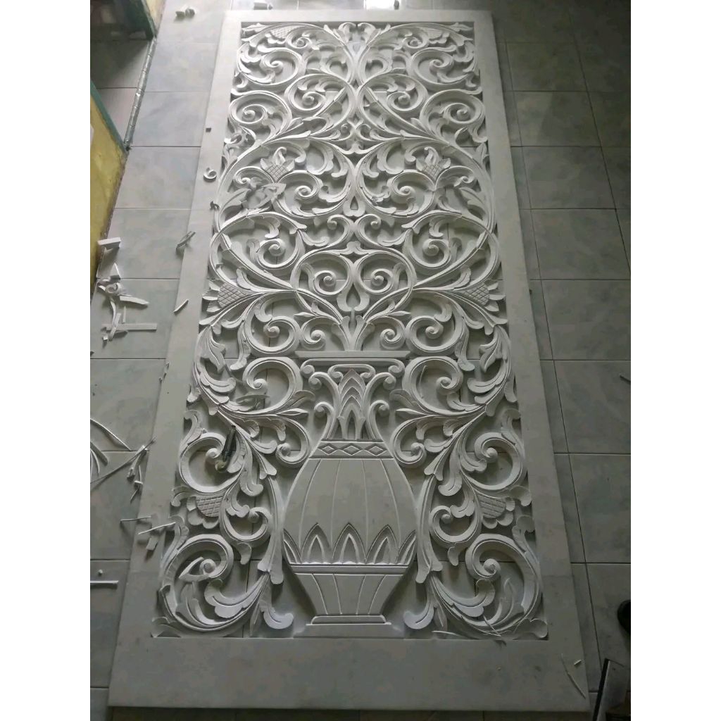 ukiran karet spons dekorasi wedding