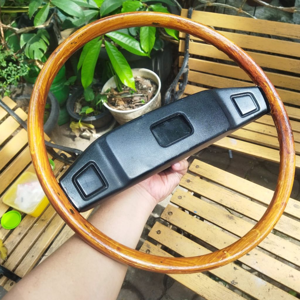 stir toyota corolla ke30 modif cat motif kayu