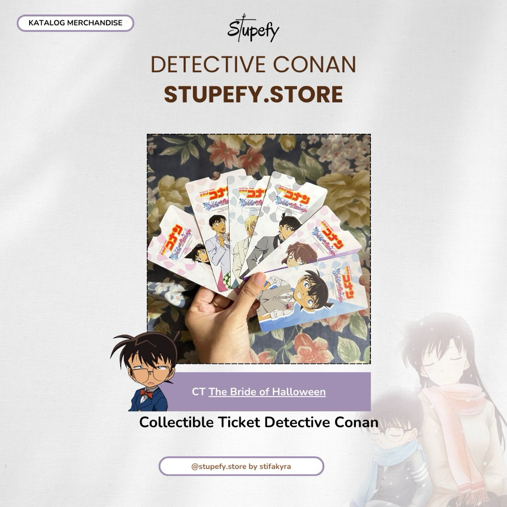 CT Detective Conan The Bride of Halloween Collectible Ticket