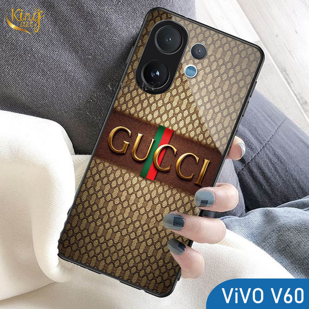 Softcase Glass Glossy Untuk Vivo V60 2025 - Cassing Hp Vivo Vivo V60 2025 - Case Pelindung Hp - K23