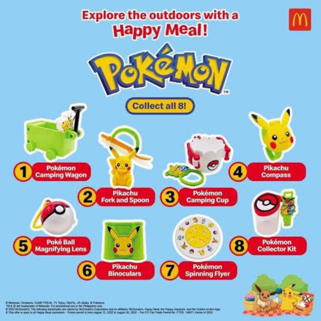 Happy meal McD pokemon
