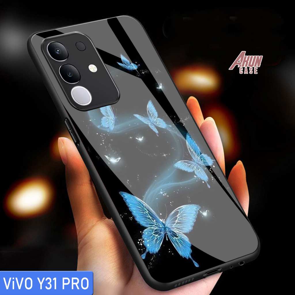 Softcase Glass Kaca Vivo Y31 Pro- Casing Hp Terbaru - Case Hp Vivo Y31 Pro - Softcase Vivo Y31 Pro -