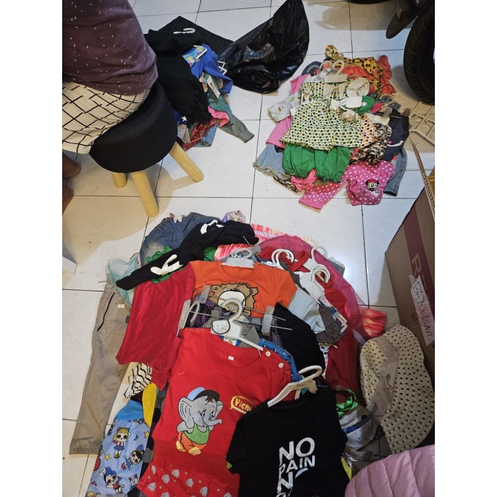 baju anak cuci gudang ex display
