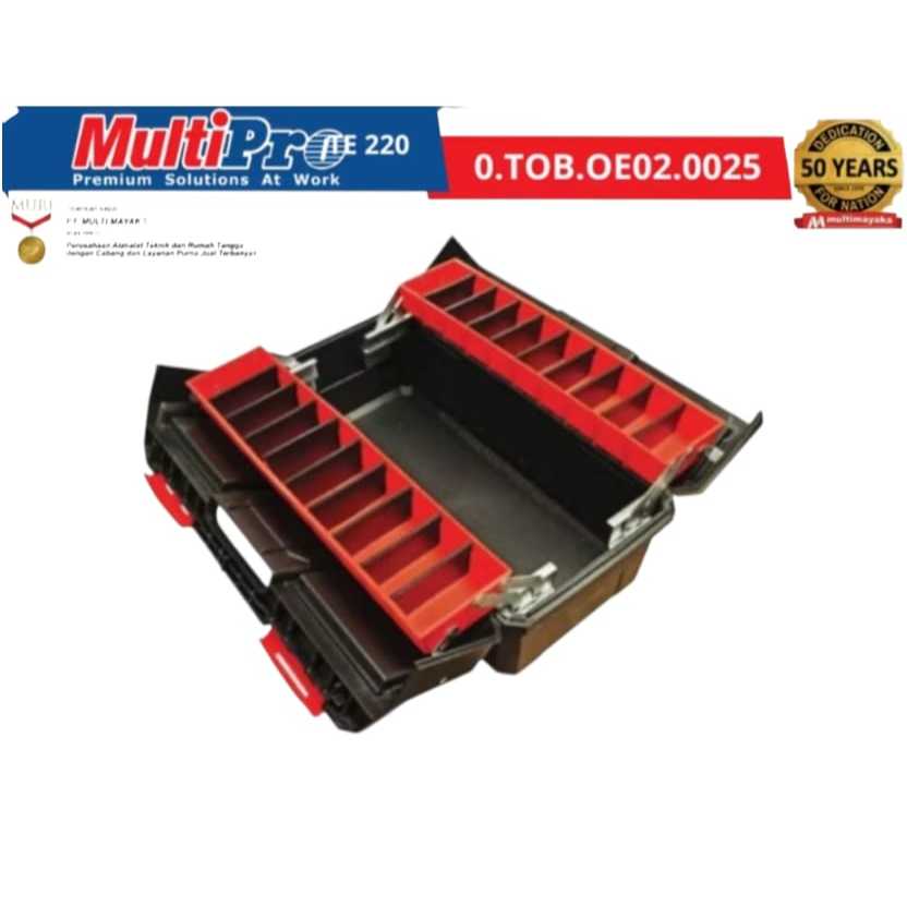 MULTIPRO S-F50 Toolbox tool box plastik 25 inch kotak alat perkakas