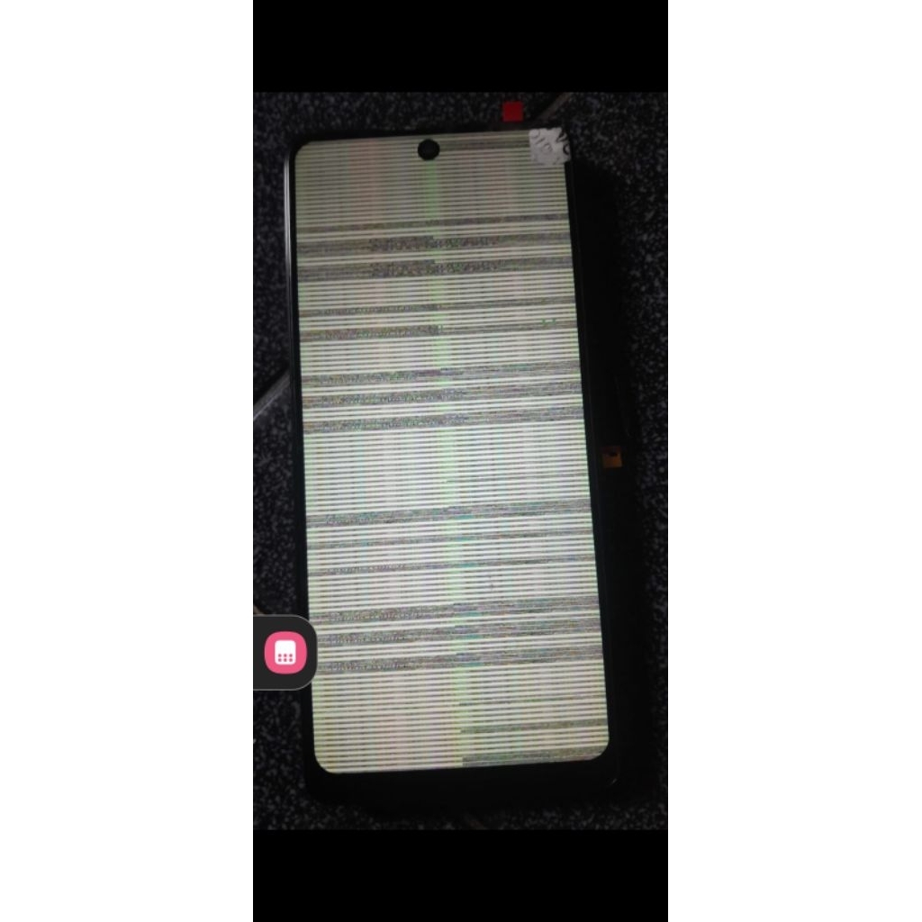 Lcd infinix note 30 minus bergaris-garis