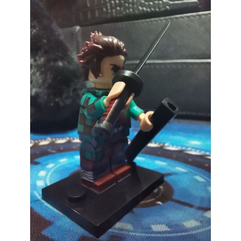 minifigure mainan pasang samurai