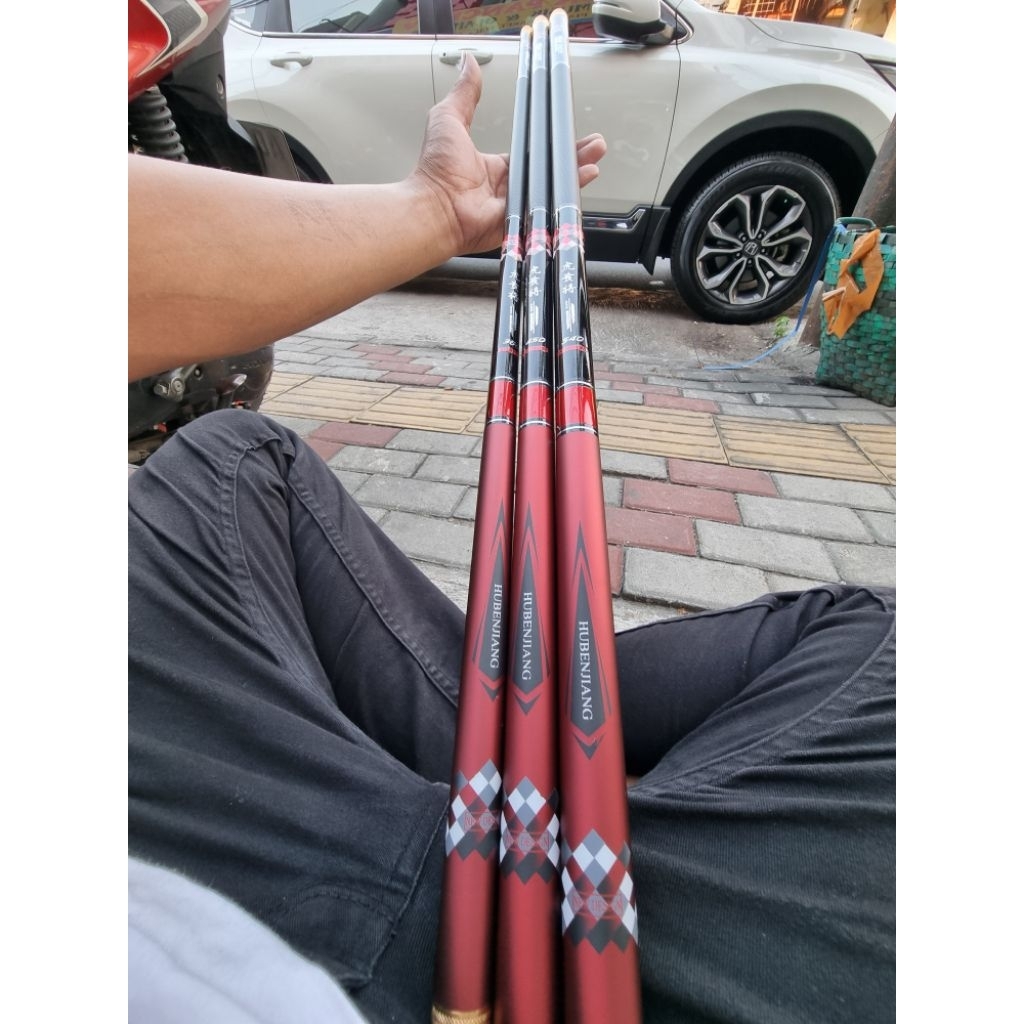 joran tegek impor hubejiang ruas panjang