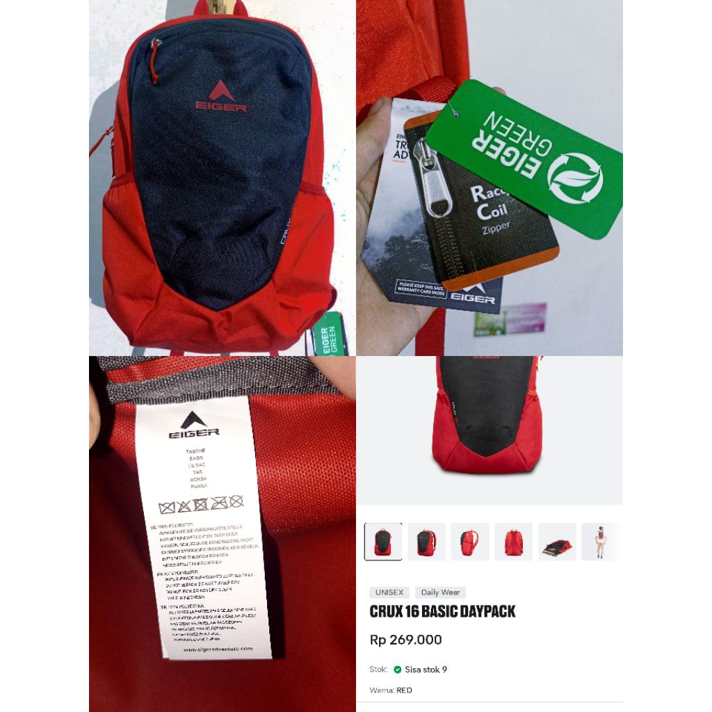 Tas Daypack Crux 16L