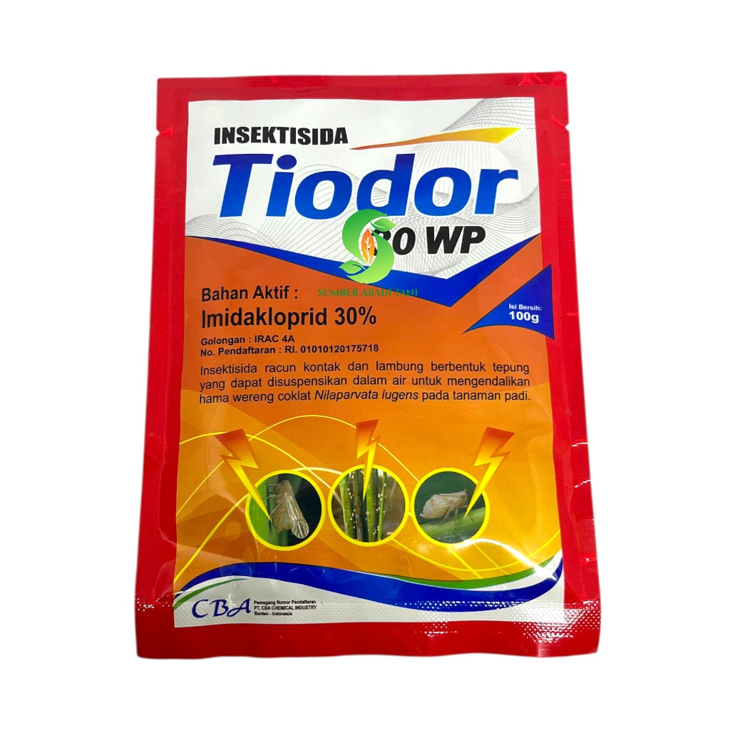 INSEKTISIDA TIODOR 30WP 100 GR IMIDAKLOPRID 30 %