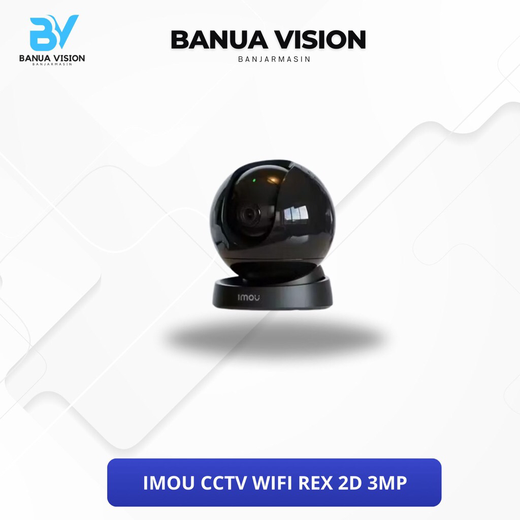 CCTV IP Camera IMOU Rex 2D 3MP - Kamera Keamanan Indoor dengan Resolusi Tinggi dan Fitur Pan & Tilt