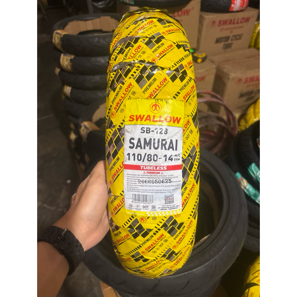 SWALLOW SB-128 SAMURAI 110/80 RING 14 M/C 59M TUBELESS