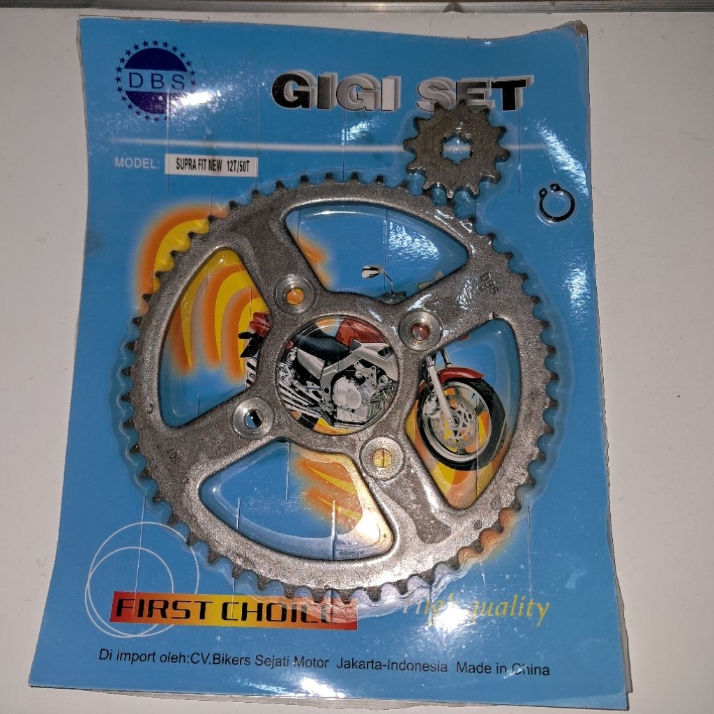 GEAR GIR PRESS 50T VEGA ZR SMASH RX KING FIT NEW SUPRA GEAR SET 55T/12T