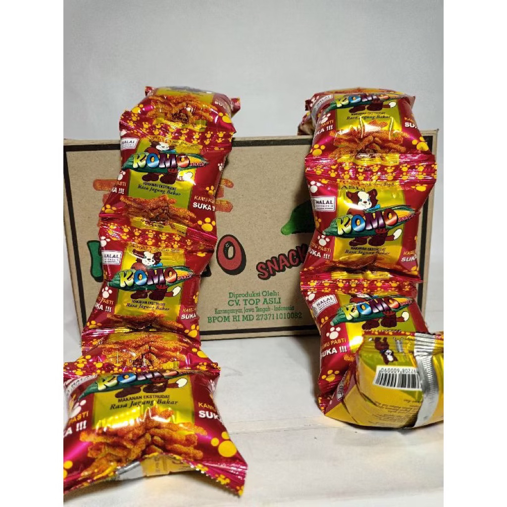 KOMO snack renceng jajan jadul isi 10 pcs