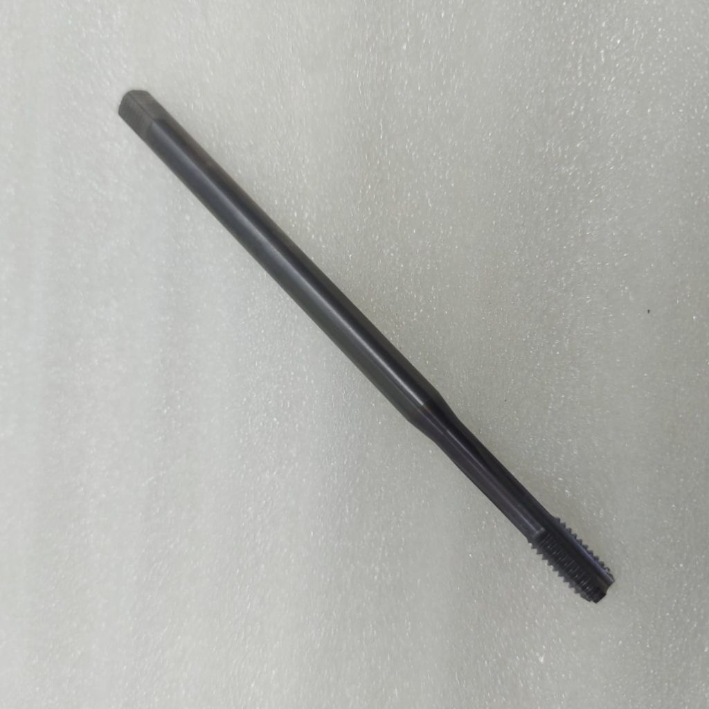 Tap M6×1 Carbide , Tap carbide m6×1 lurus bekas, solid Carbide tap m6×1