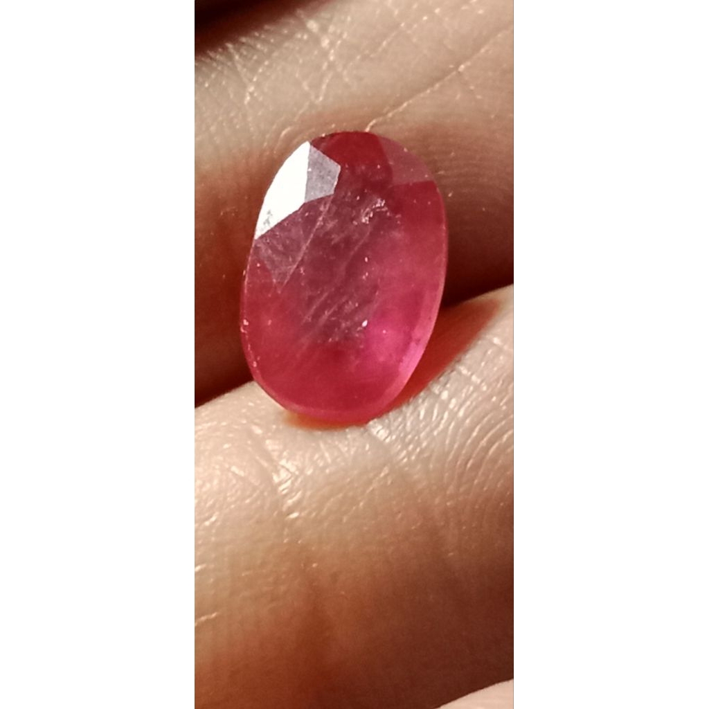 batu permata natural ruby mozambique kode : 409