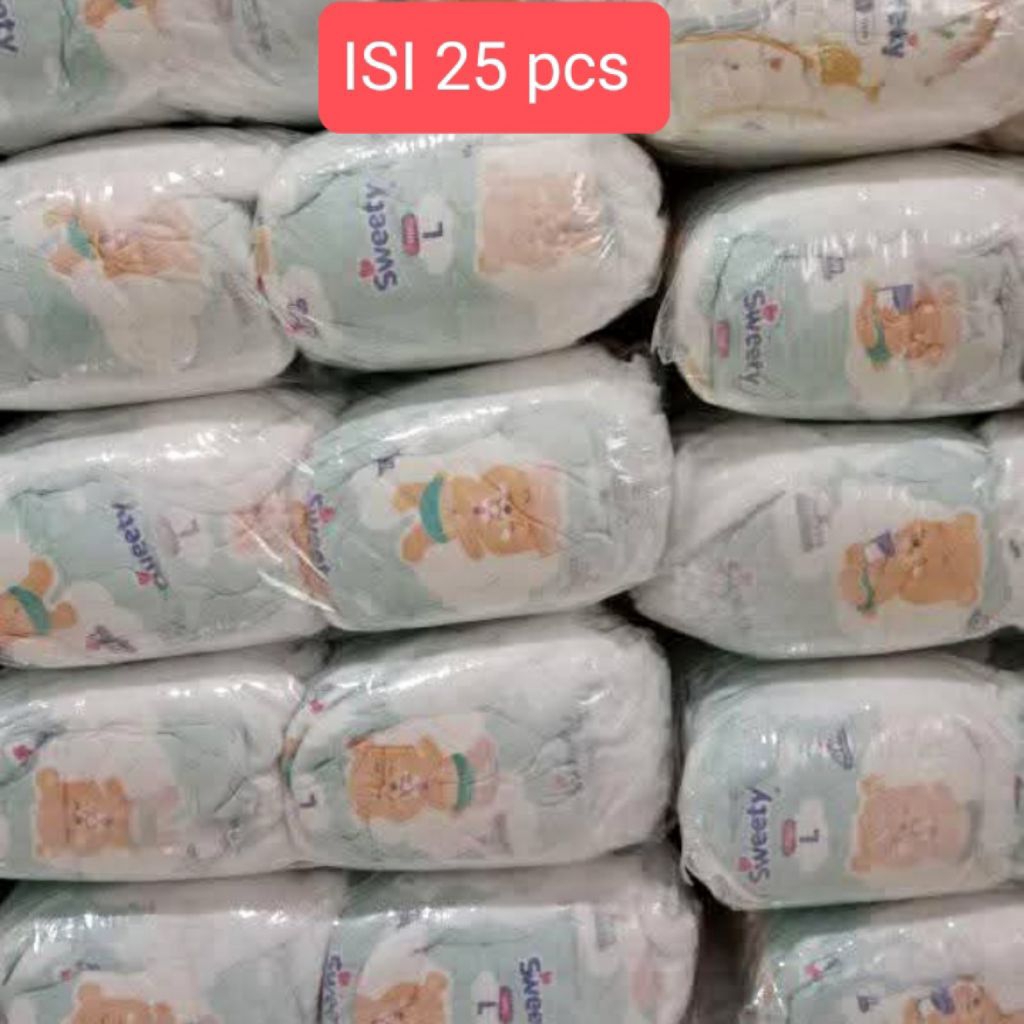 Popok, Pempers Anak Celana Non kemasan S-M-L-XL-XXL ISI 25pcs Merk Sweety, happy nappy, hugees, Orig