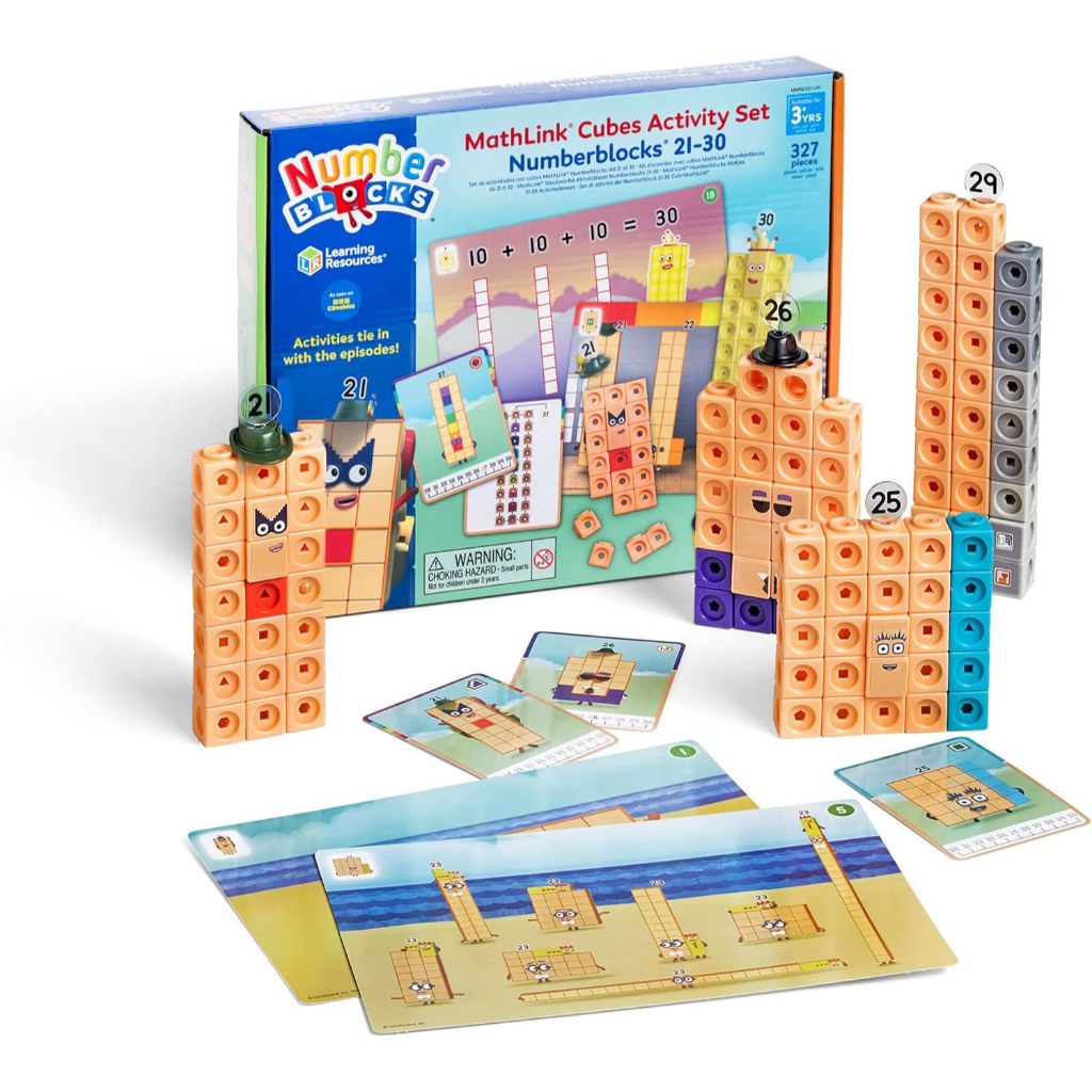 Learning Resources MathLink Cubes Numberblocks 2130 Activity Set