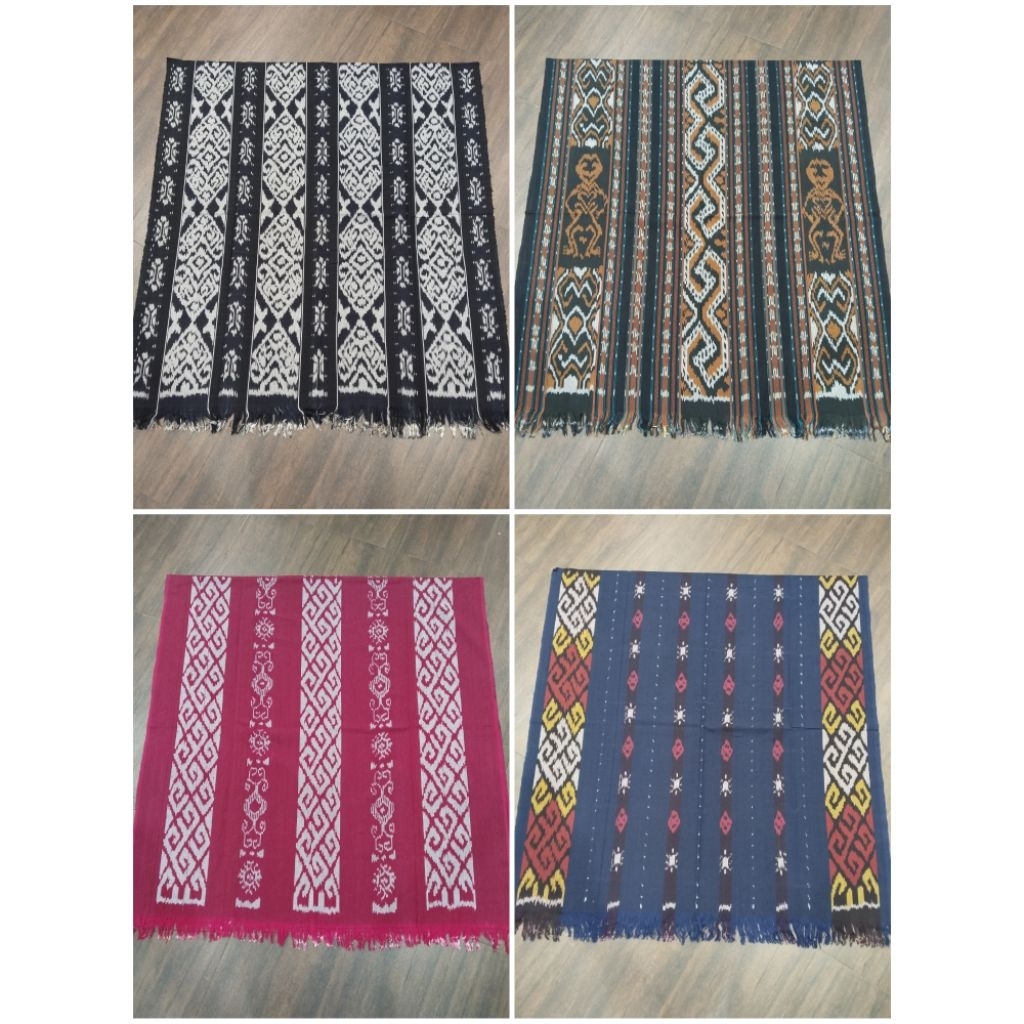 Kain Tenun Ikat Troso Asli Jepara Motif Nusantara Sulawesi Dayak Kalimantan Toraja Lombok Nusa Tengg