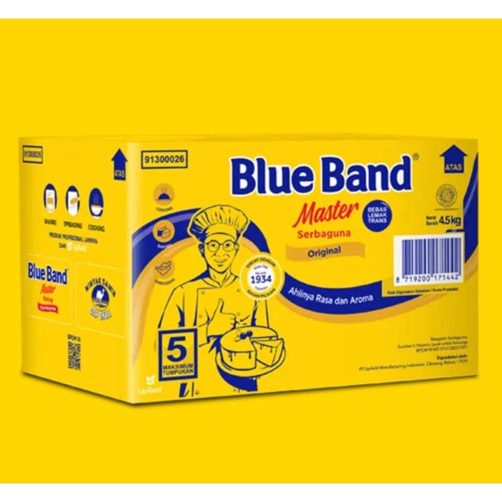 Blue Band Master Serbaguna 4x4.5kg / 1 karton