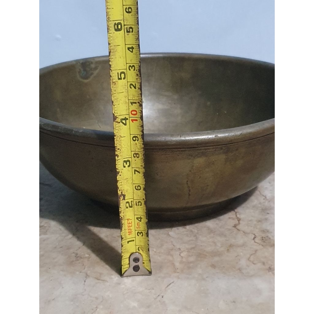 bokor kuningan tebel antik