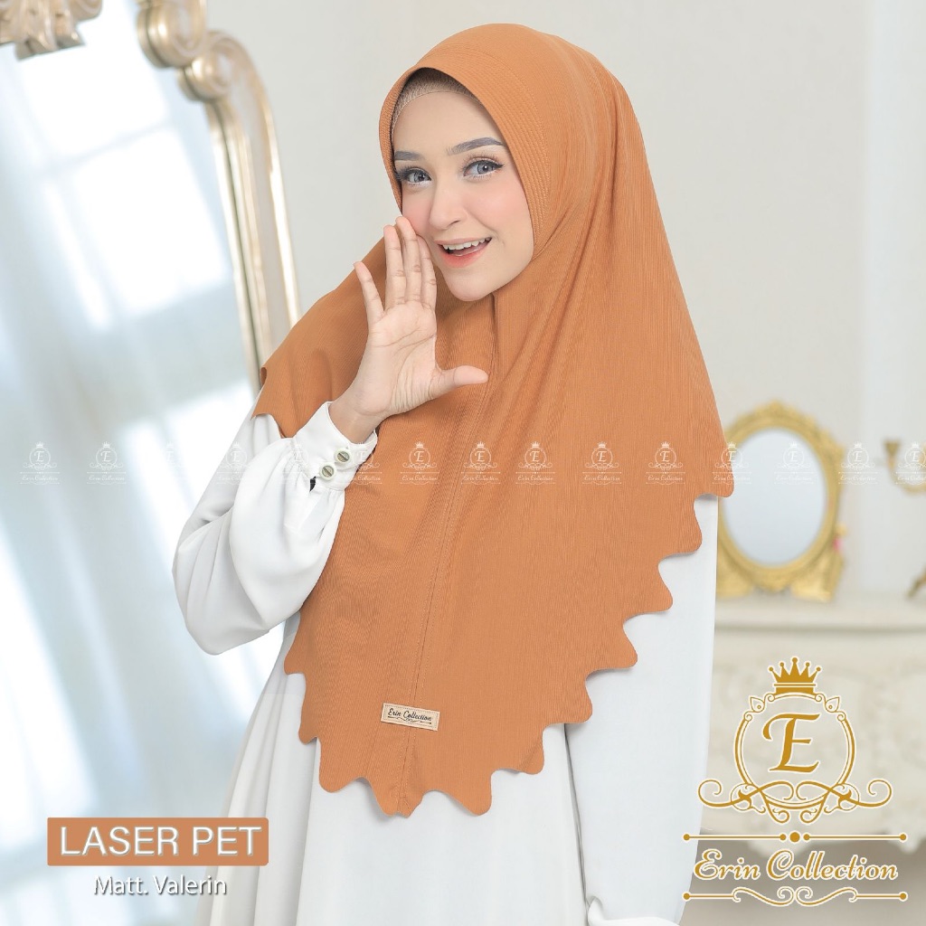 JILBAB INSTAN LASERCUT HIJAB ERIN COLLECTION KERUDUNG SIMPEL