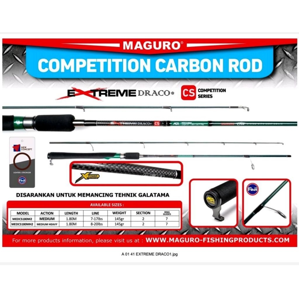 JORAN MAGURO EXTREME DRACO CS(competition series) 602/180 7-17lb
