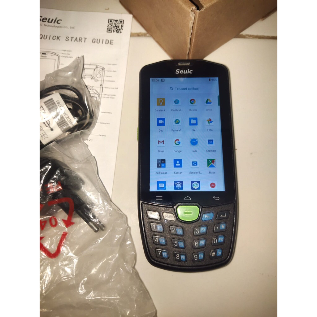 Scanner SEUIC PDA NEW autoid 9N Barcode Scanner QR Code For Ekspedisi