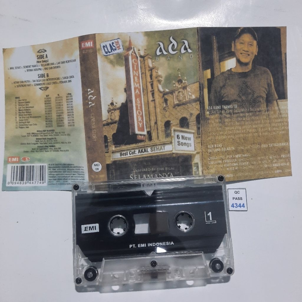 Kaset pita Ada Band / Cinema Story (Tanpa Cover)