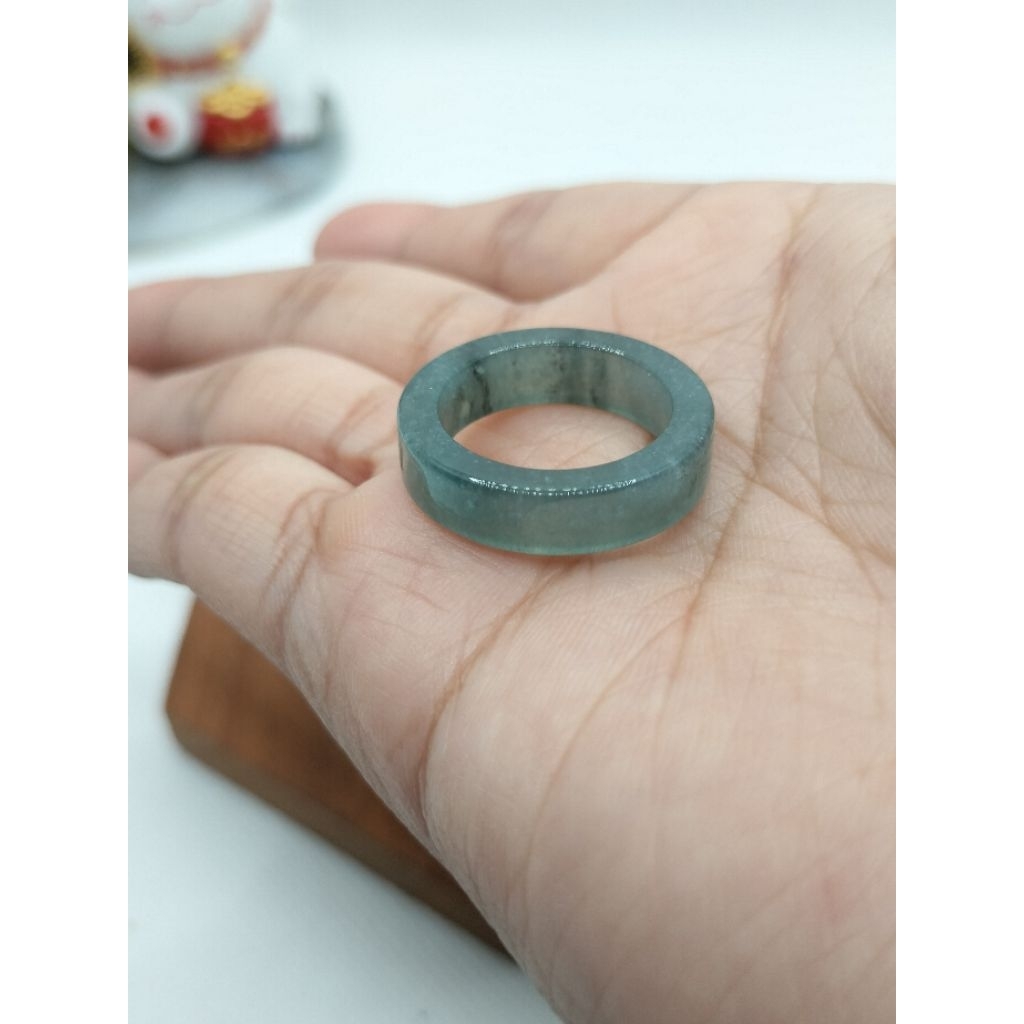 Giok Burma Bangle Ring Square (Jadeite)