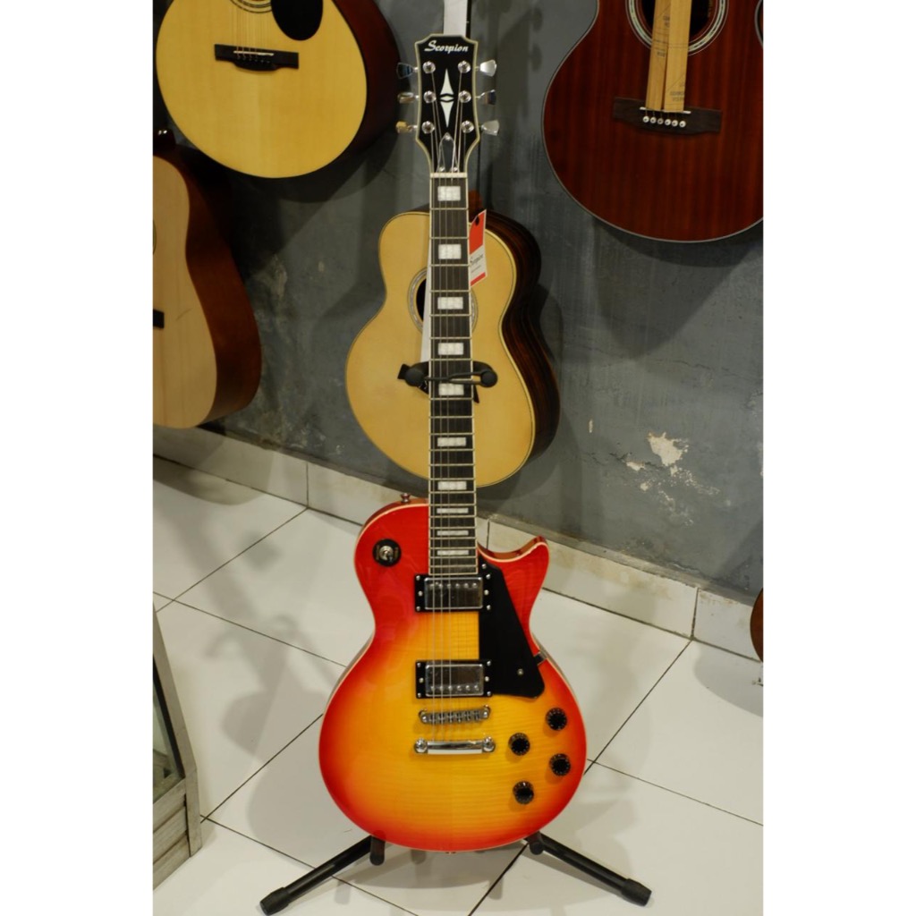 GITAR ELEKTRIK ORIGINAL SCORPION LP610 LESPAUL ORIGINAL Not GIBSON LESPAUL EPIPHONE
