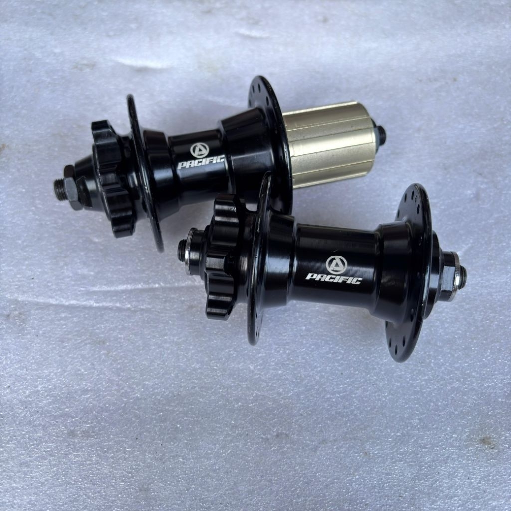 Hub freehub Pasific 28 hole bearing Alloy Hole jangkrik discbrake cocok untuk sepeda MTB Sepeda Lipa