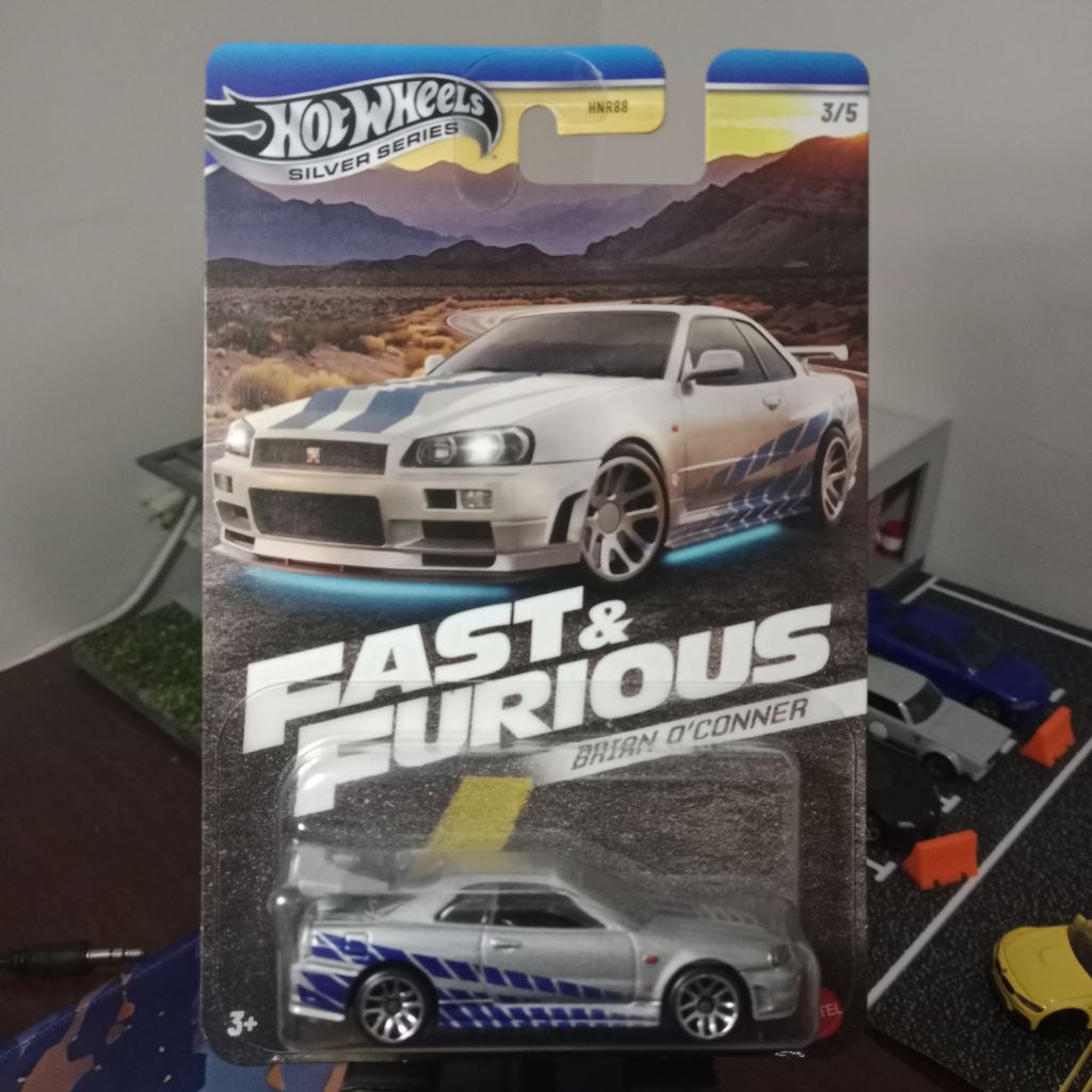Hot Wheels Nissan Skyline R34 - Fast and Furious Brian O'Conner