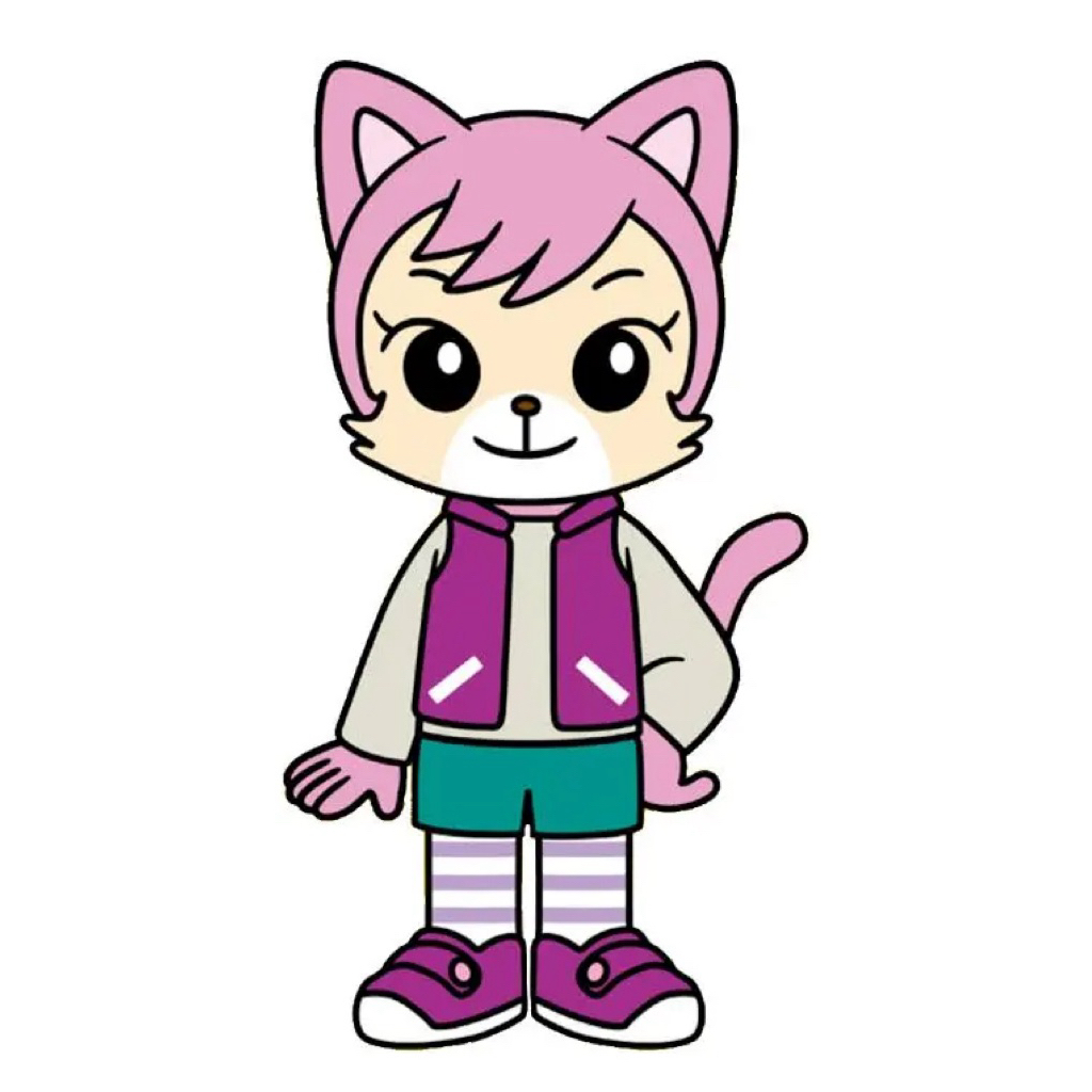 Boneka Nyakkii Momoyama Karakter Shimajiro size 25cm Original / Boneka Shimajiro / Boneka Kucing Nya