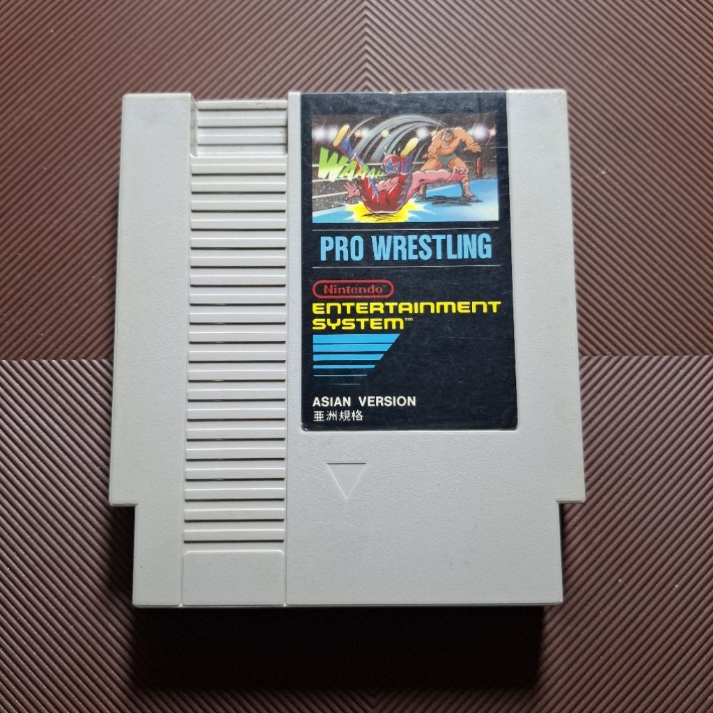Kaset Nintendo NES Pro Wrestling Second