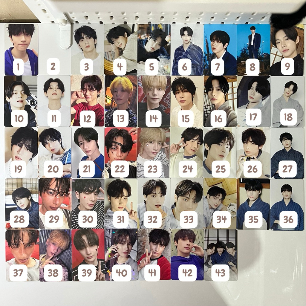 (READY STOCK) PHOTOCARD TXT TOGETHER POB WEVERSE JAPAN LD UMS AFTERGLOW SOOBIN YEONJUN BEOMGYU TAEHY
