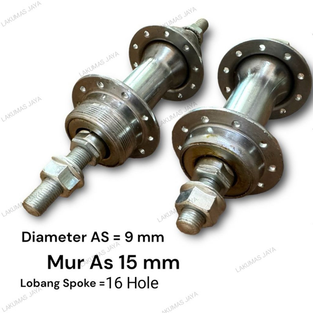FreeHub Bos Hub Sepeda anak 12 isi lubang 16 Hole Depan & Belakang double drat