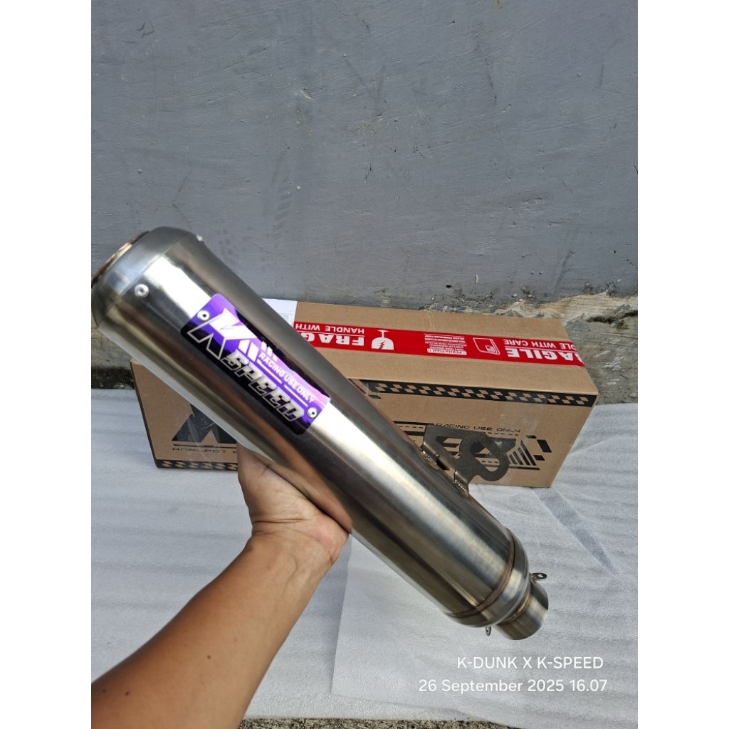 Silencer Knalpot Standart Panjang Racing Bukan CKD Buat Vixion Fu Cb Tiger Mx Supra dll