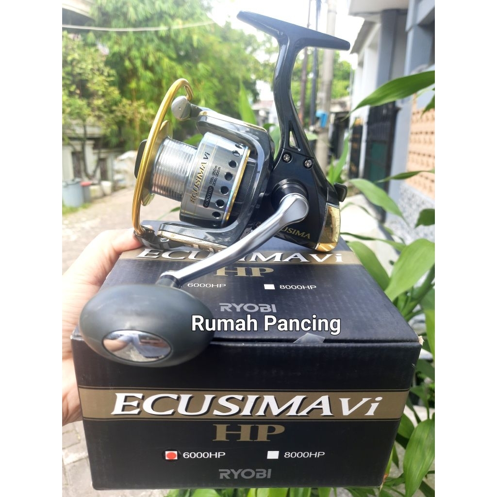 REEL RYOBI ECUSIMA Vi HP 6000 POWER HANDEL KATROL PANCING LAUT