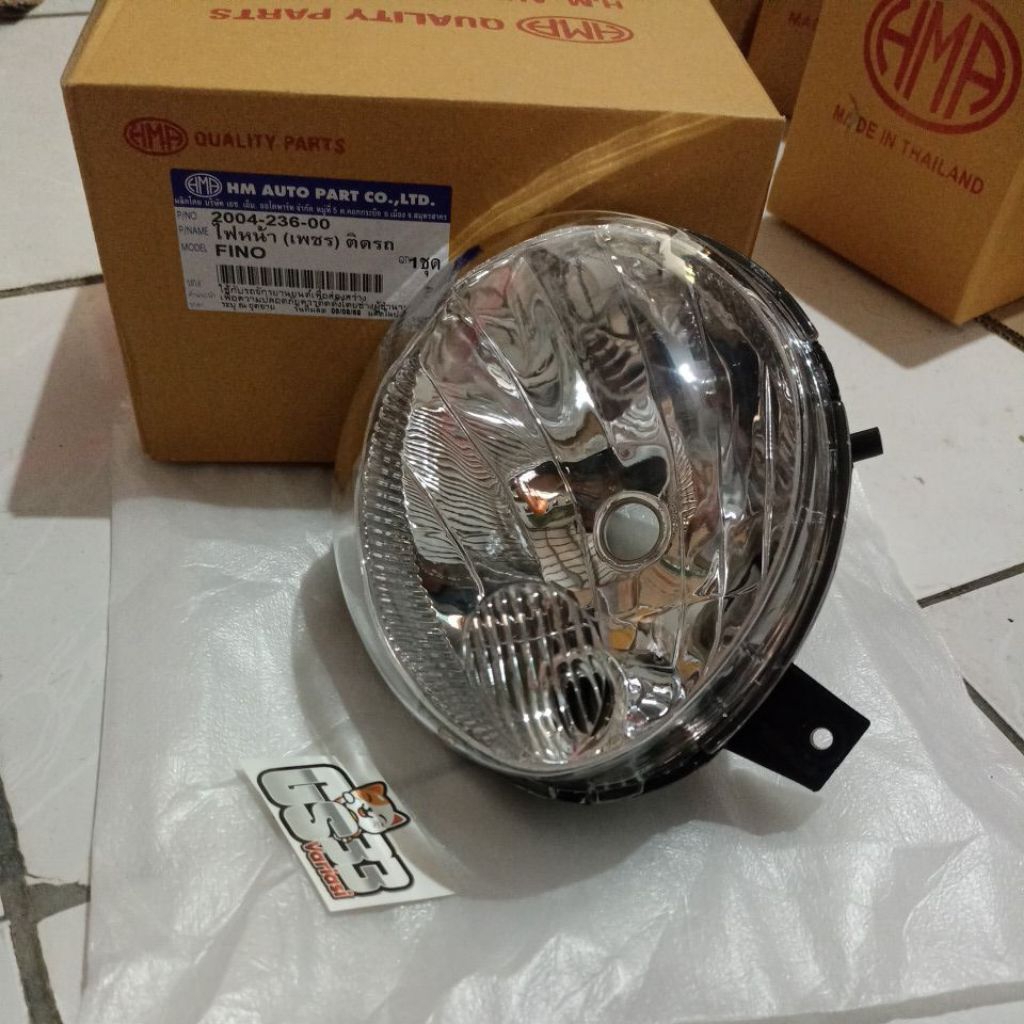 reflektor lampu depan Fino Thailand hma Thailand lampu depan Fino Thailand