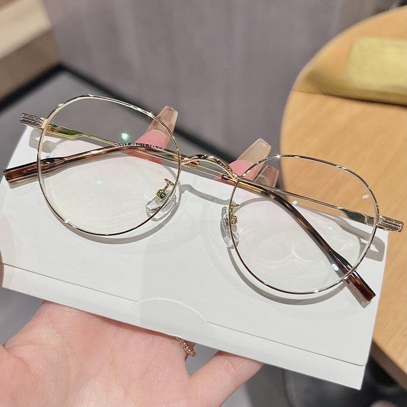 Kacamata Minus Kacamata Fashion -0.25 s/d -3.25 kacamata wanita Anti Versi Korea unisex 1055