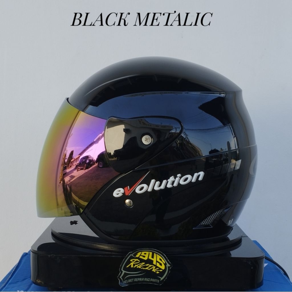 Helm GM Evolution ORIGINAL Warna Hitam Glossy