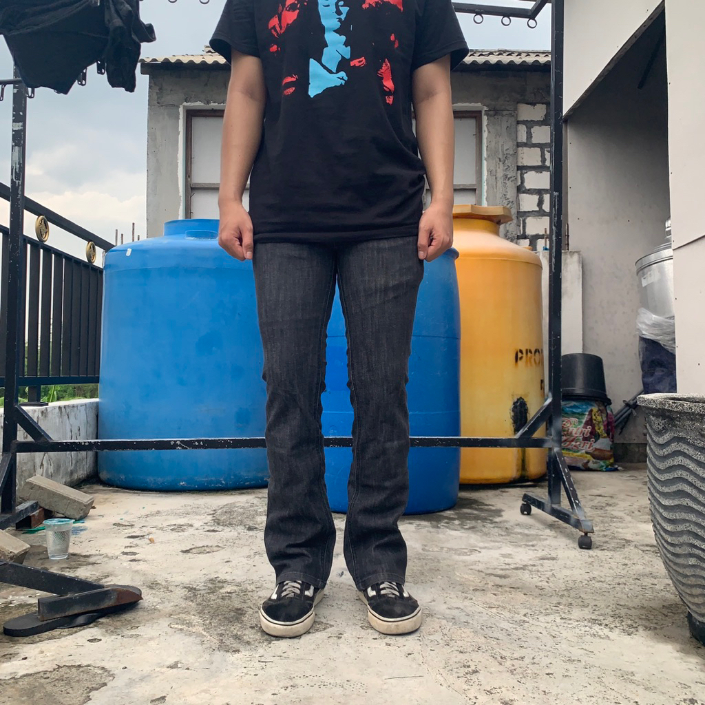 Clride Jeans Bootcut Black Wash