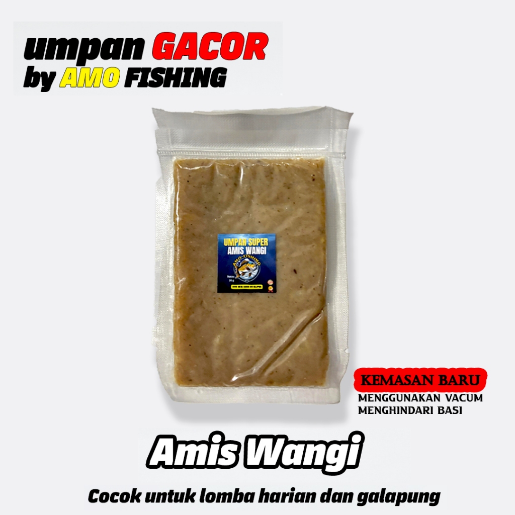Umpan Pancing Ikan Mas Gacor varian Amis Wangi
