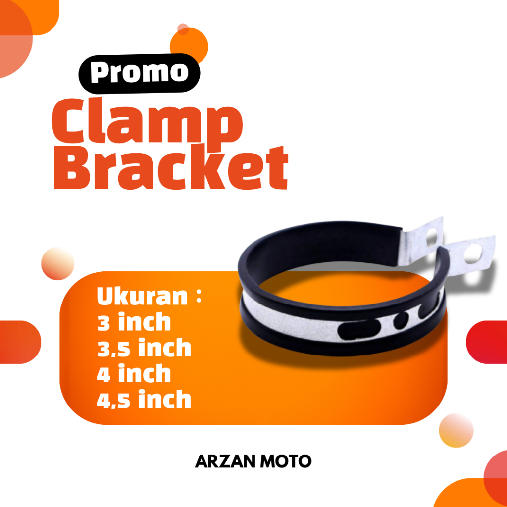 Clamp Bracket Gantungan Knalpot Racing