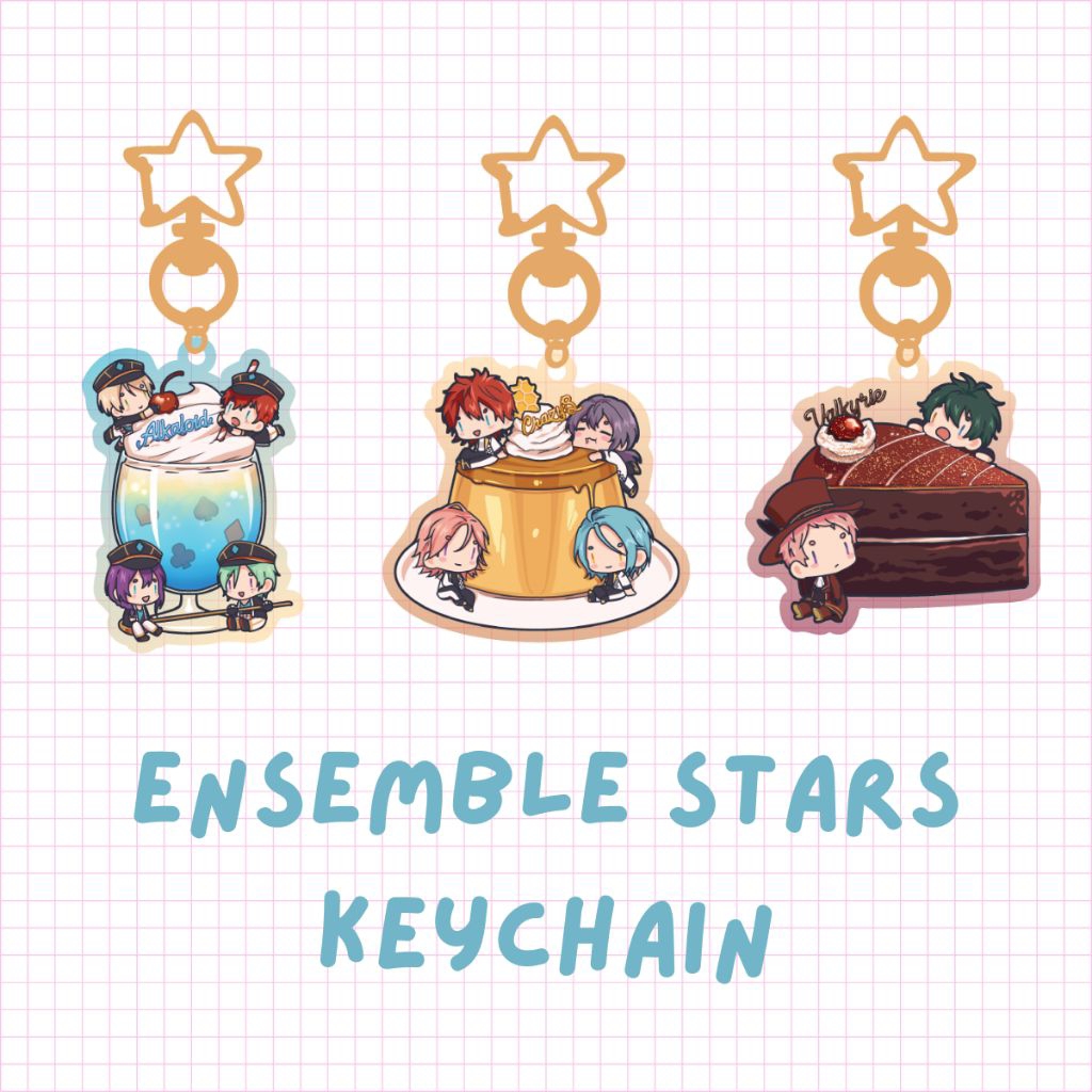 Fanmerch Ensemble Stars Epoxy Keychain