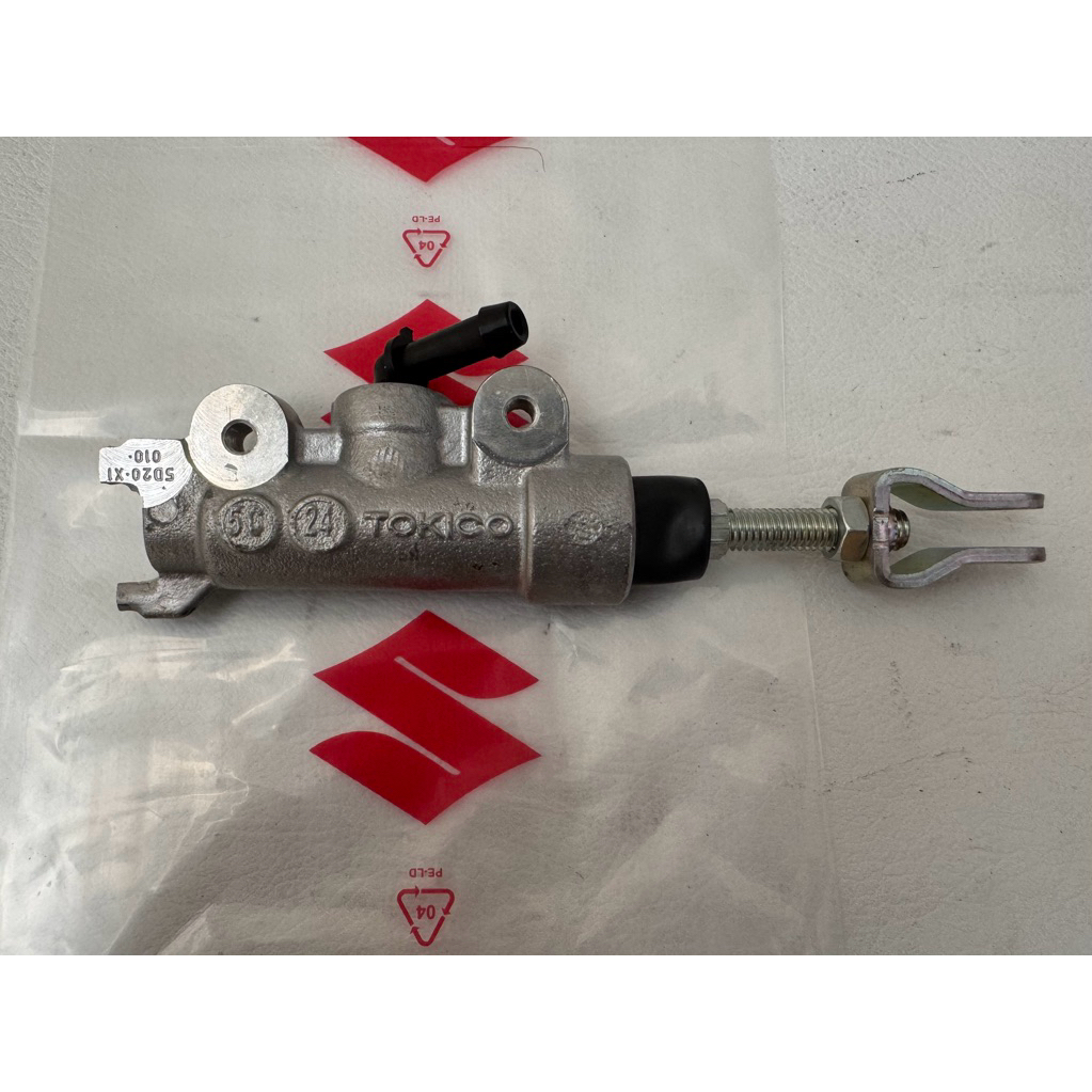 ￼Tonjokan Rem Brake Pump Master Rem Belakang Satria Fu Fi Injeksi Tokico Original Copotan
Master rem