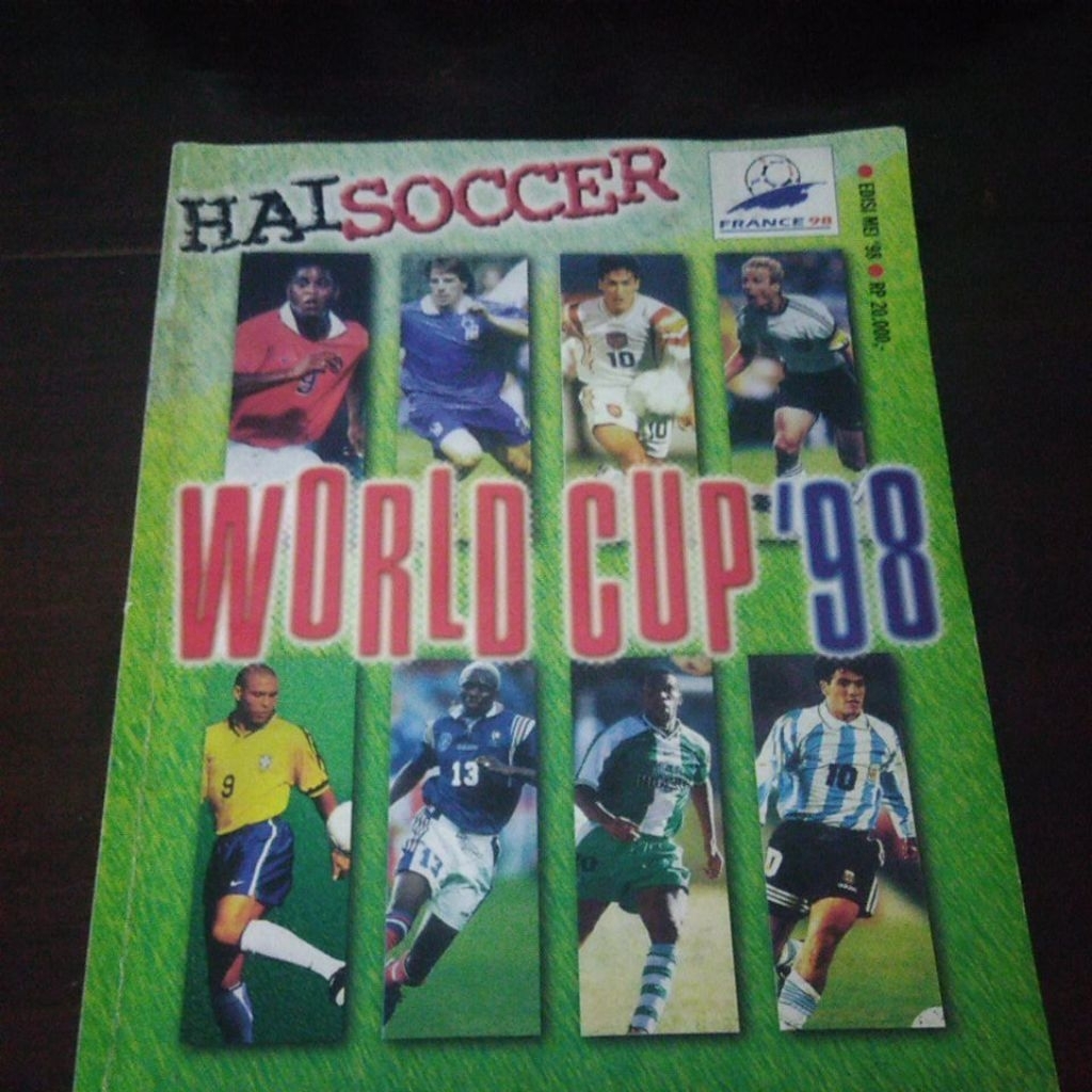 Majalah Hai Soccer edisi Piala Dunia 1998