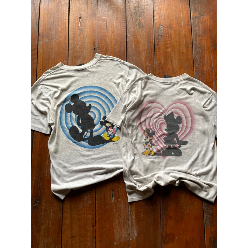mickey & minnie bullseye vintage tshirt