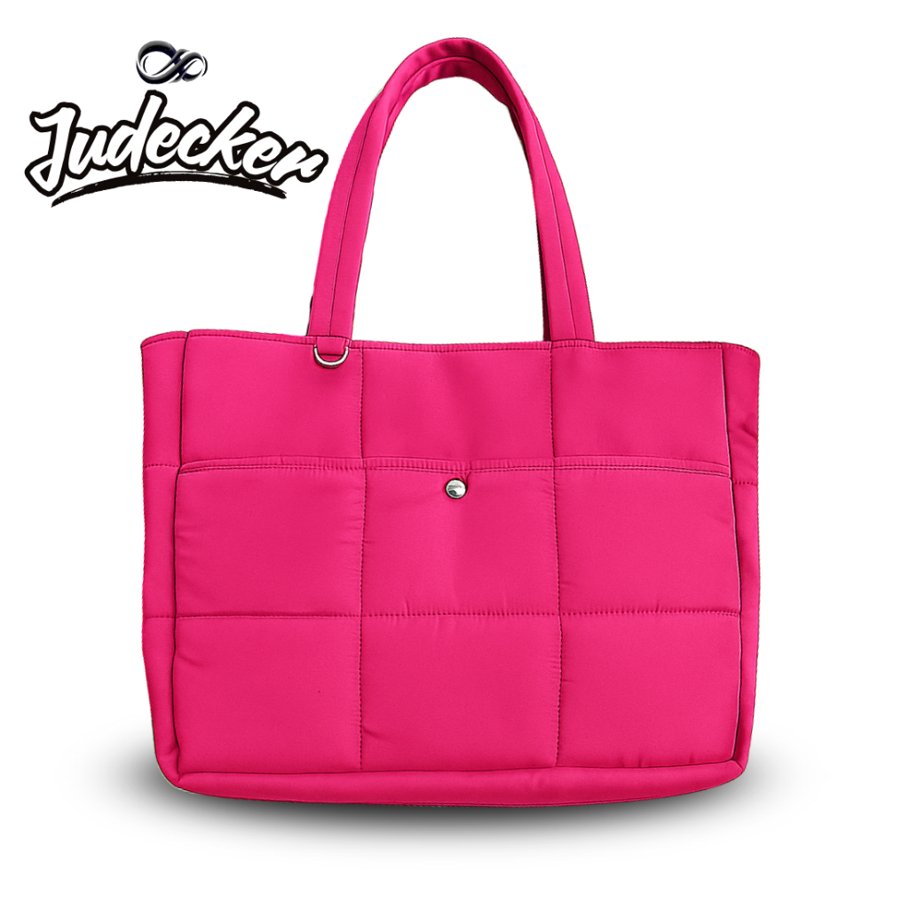 Judecker Totebag Tas Wanita Parasut Pink Resistant Casual Untuk Totebag Kerja Totebag Kuliah Anti Ai